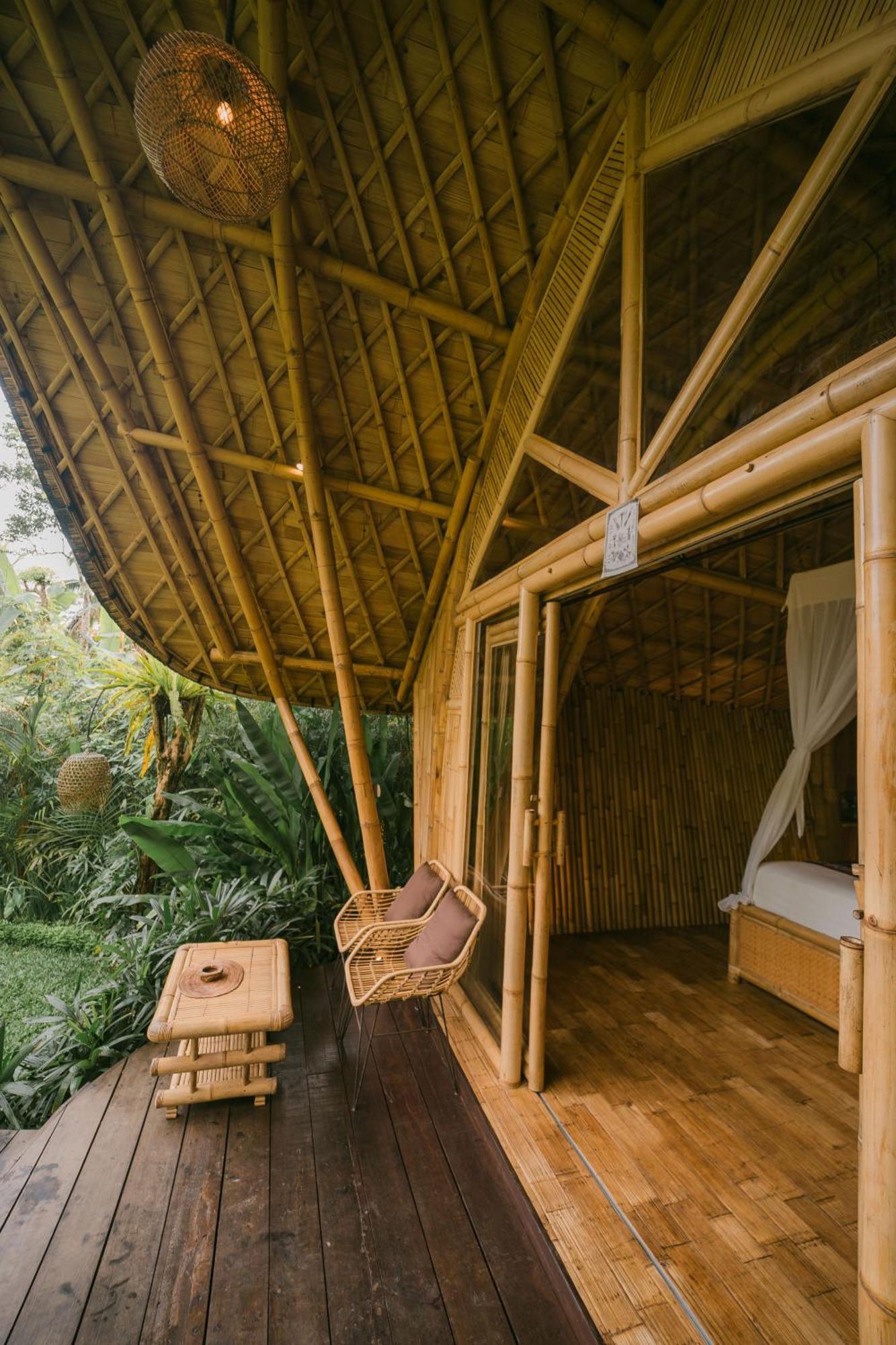 Arcada Bali Bamboo House Vila Sidemen  Exterior foto