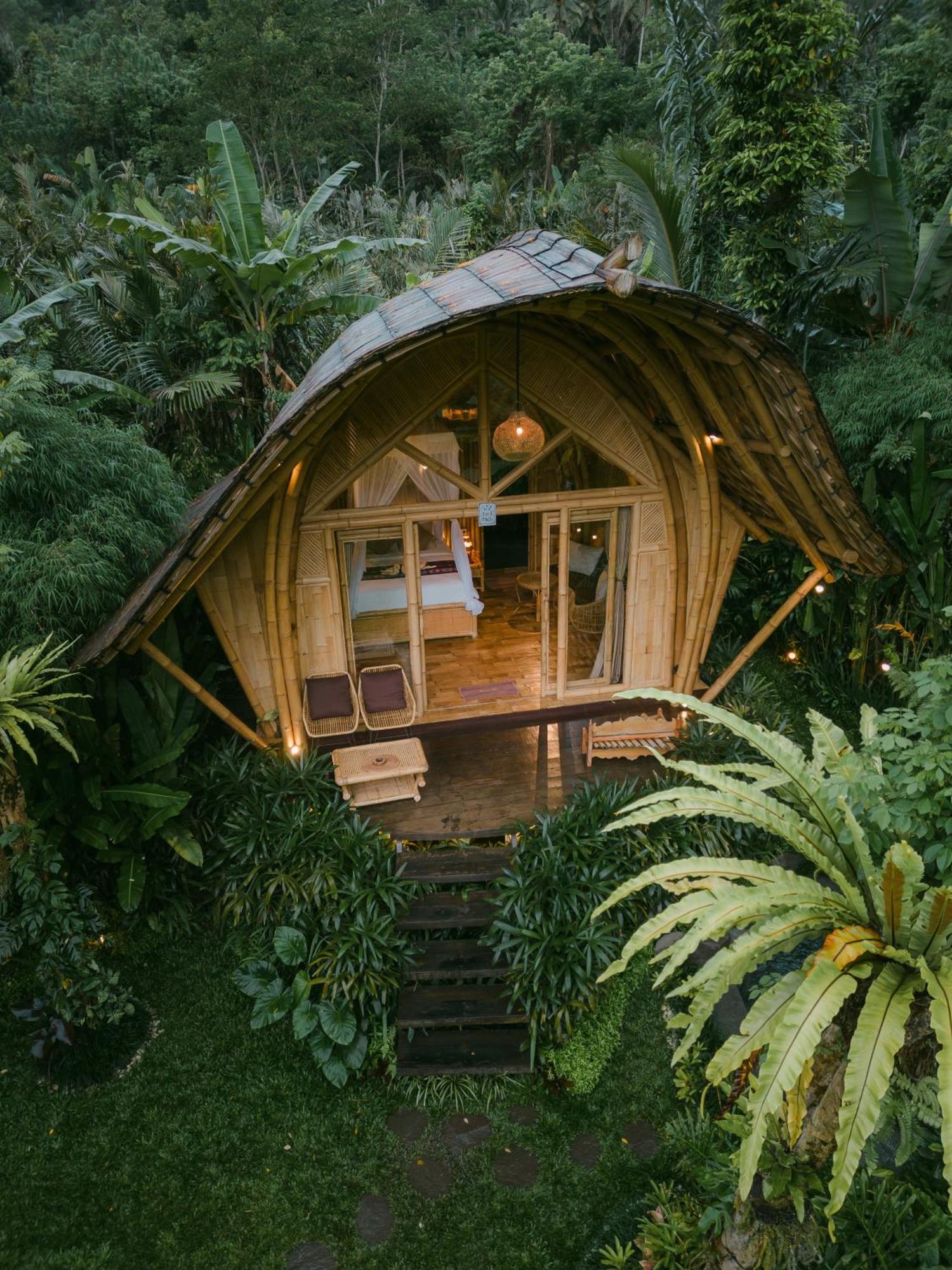 Arcada Bali Bamboo House Vila Sidemen  Exterior foto