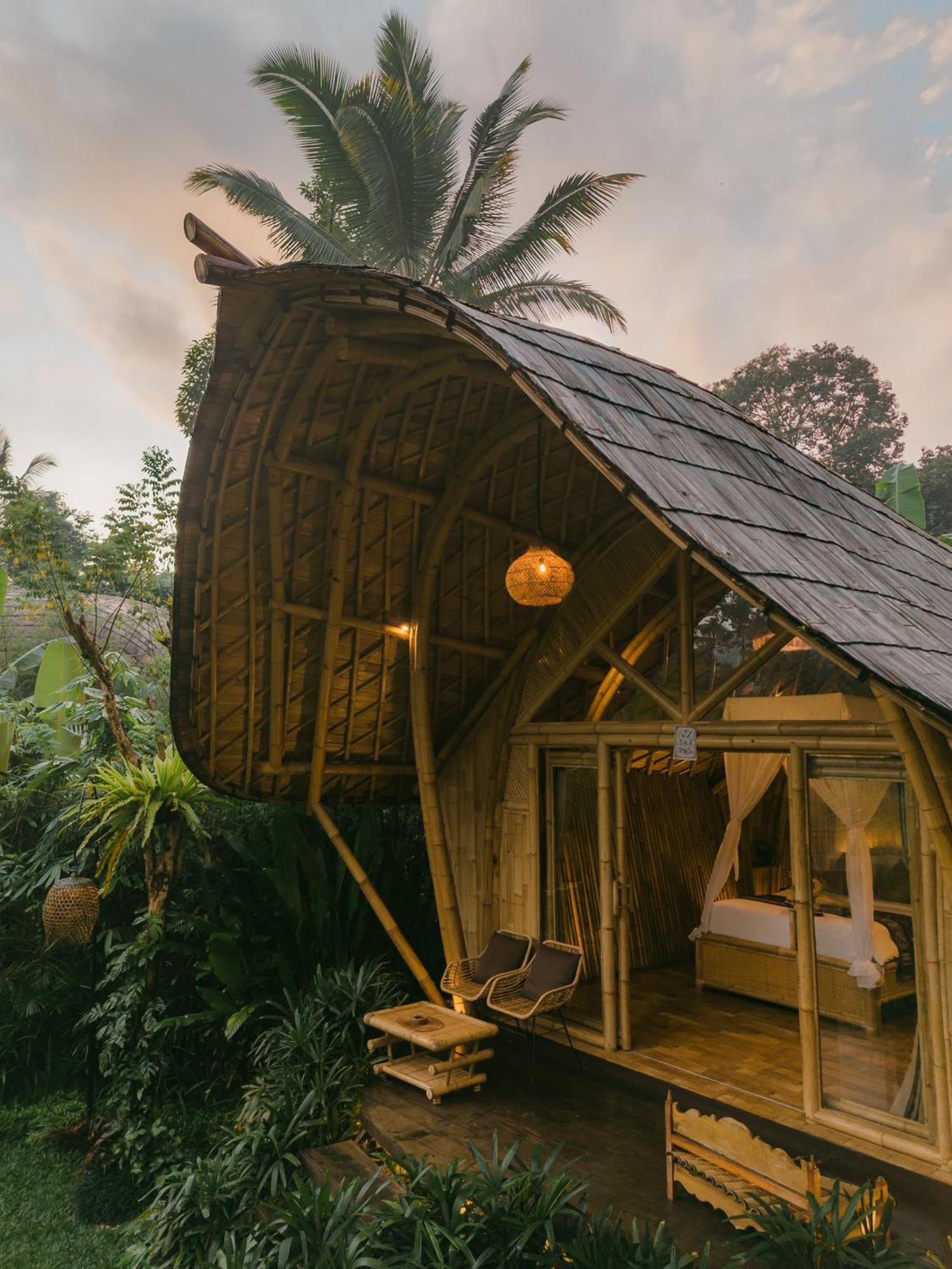 Arcada Bali Bamboo House Vila Sidemen  Exterior foto