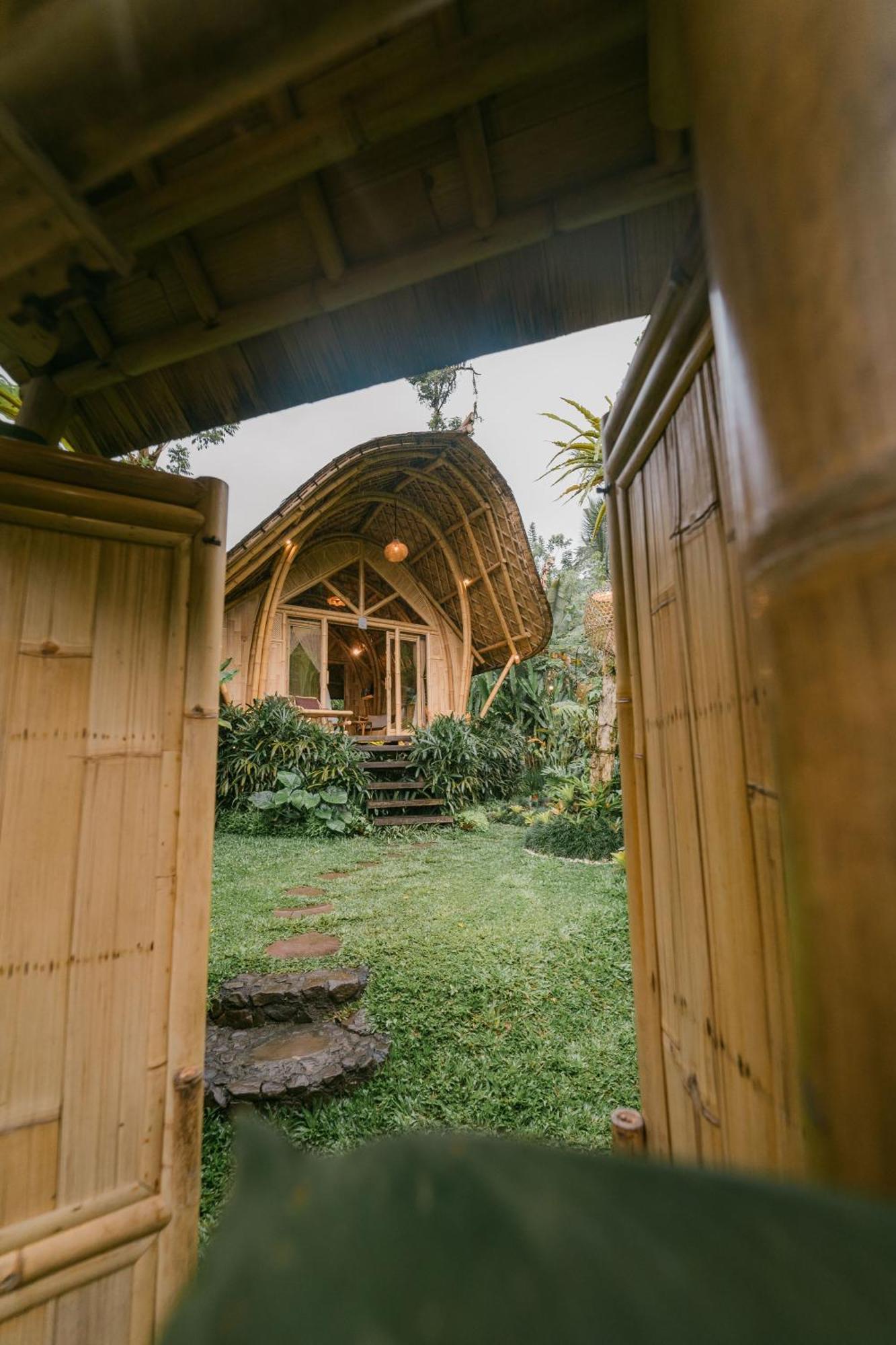 Arcada Bali Bamboo House Vila Sidemen  Exterior foto
