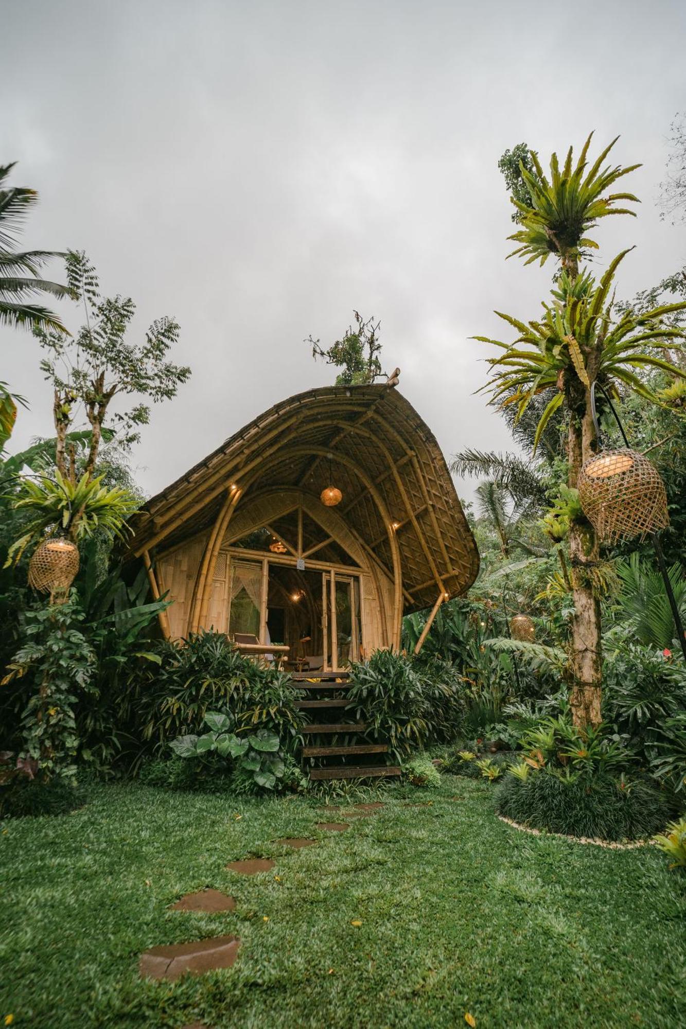 Arcada Bali Bamboo House Vila Sidemen  Exterior foto