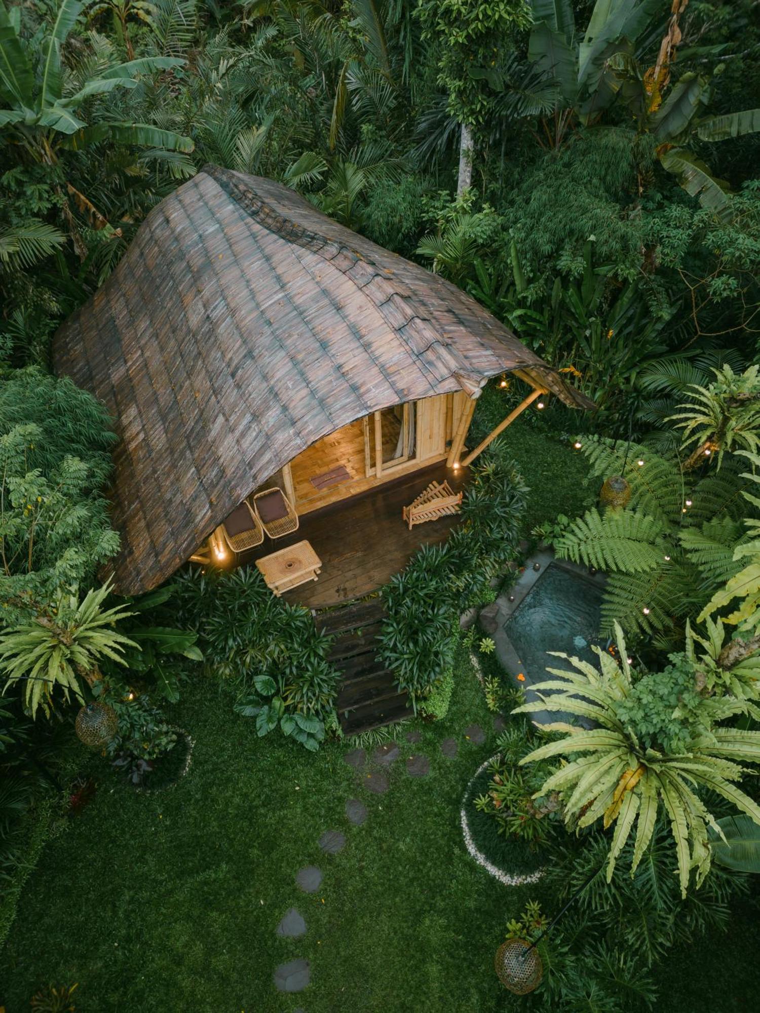 Arcada Bali Bamboo House Vila Sidemen  Exterior foto