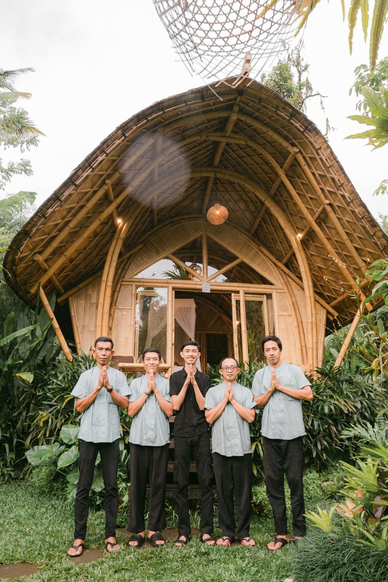 Arcada Bali Bamboo House Vila Sidemen  Exterior foto