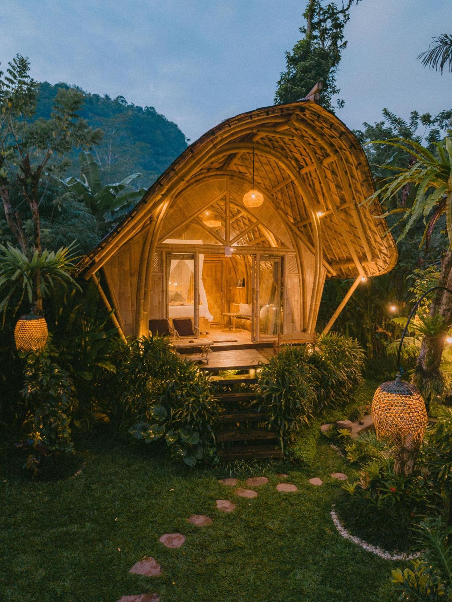 Arcada Bali Bamboo House Vila Sidemen  Exterior foto