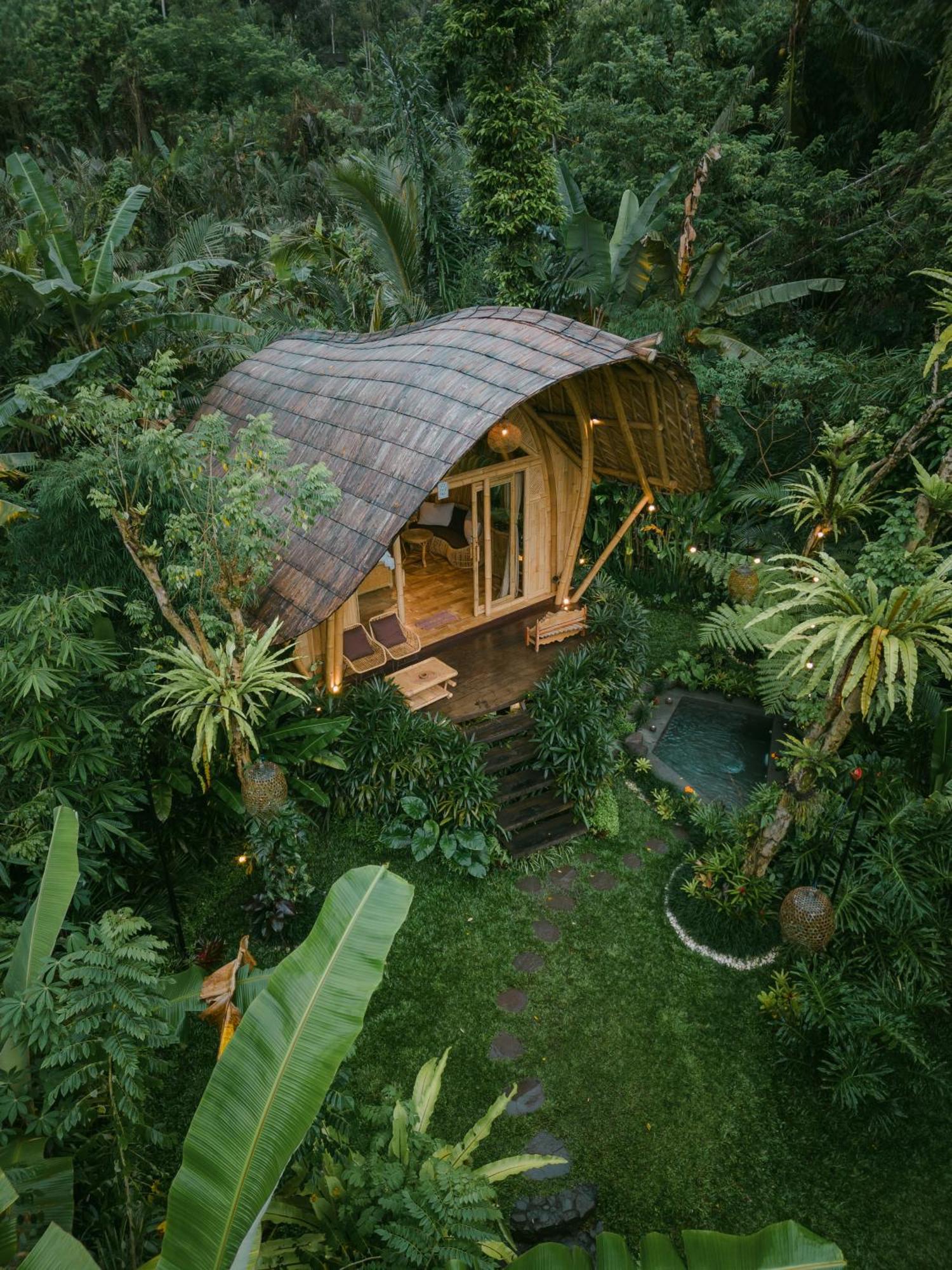 Arcada Bali Bamboo House Vila Sidemen  Exterior foto