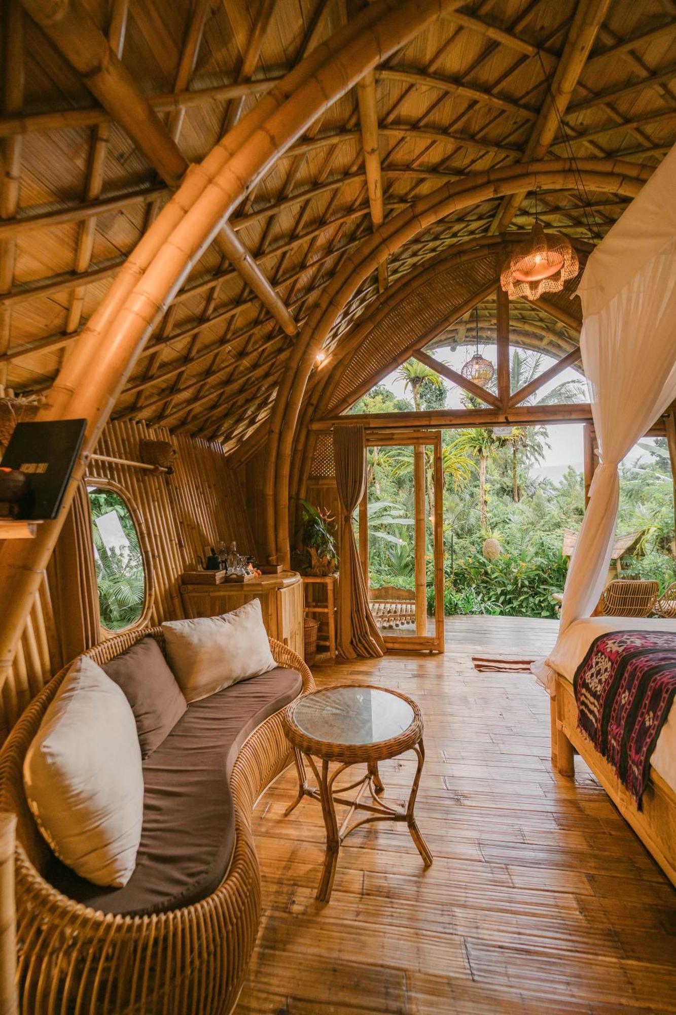 Arcada Bali Bamboo House Vila Sidemen  Exterior foto
