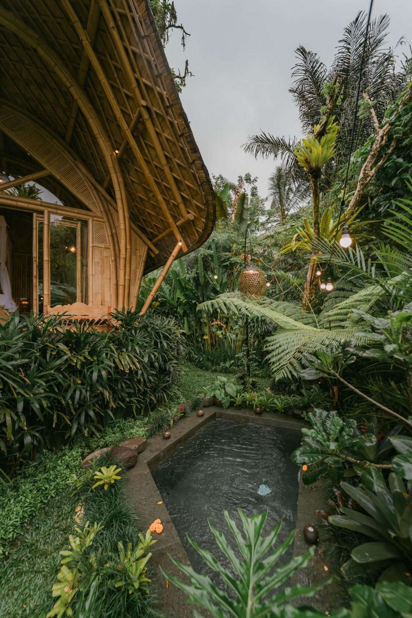 Arcada Bali Bamboo House Vila Sidemen  Exterior foto