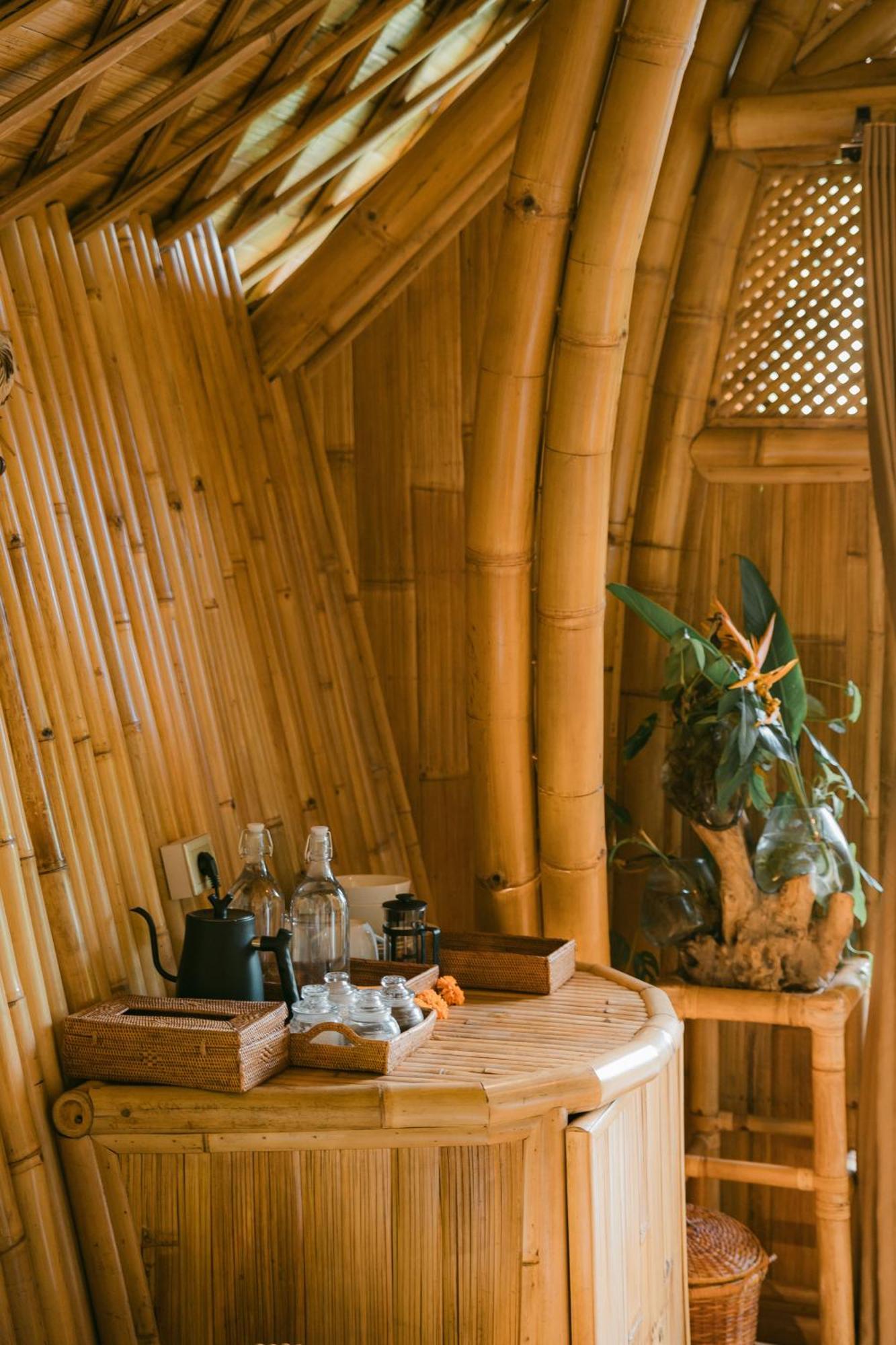 Arcada Bali Bamboo House Vila Sidemen  Exterior foto